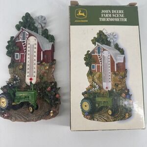 Thermometer John Deere Licensed Product Farm Tractor Hand‎ Painted Farm Life